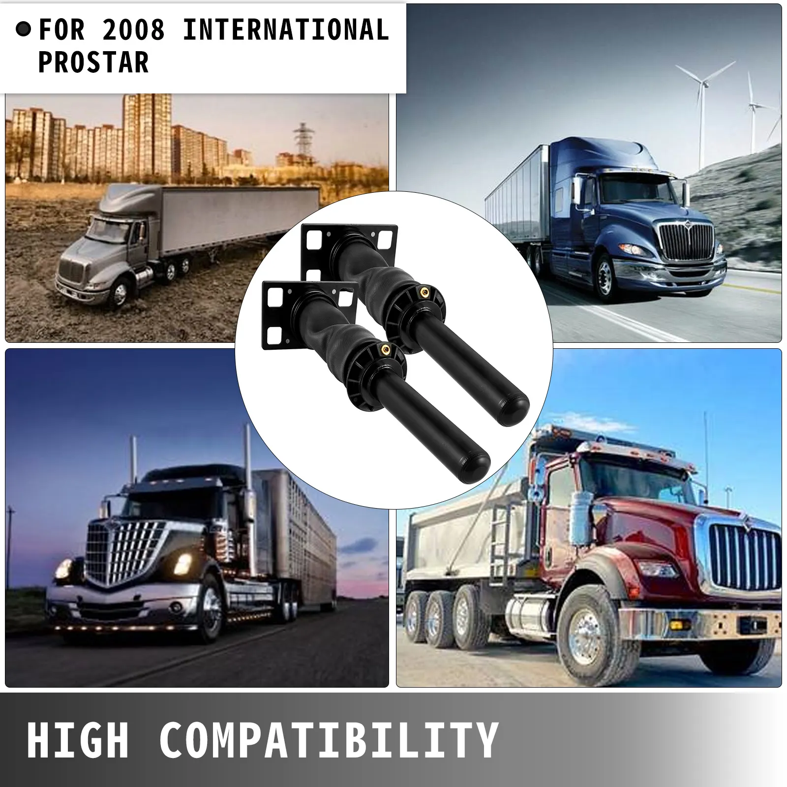 VEVOR air bags for 2008 international prostar trucks, showing high compatibility.