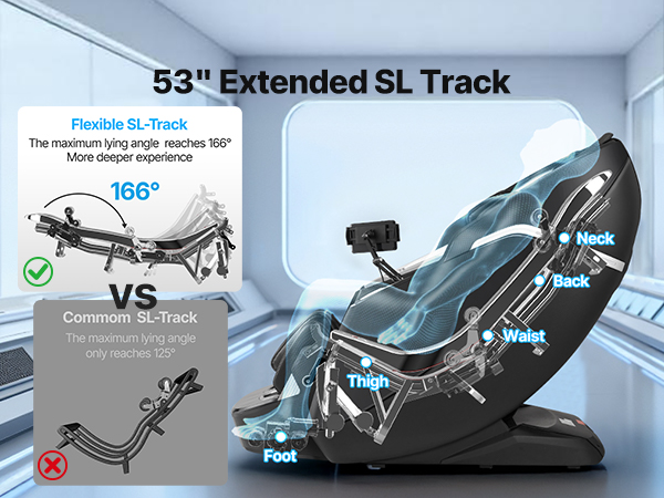VEVOR Massage Heated Chair - Dual 4D+3D Full Body Massage
