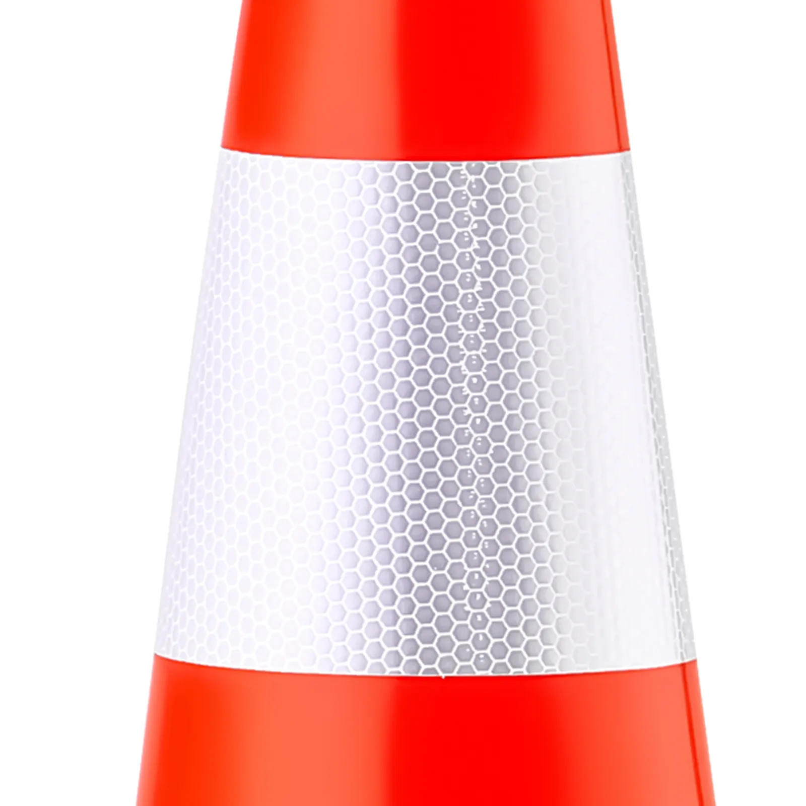 VEVOR safety cones - flexible, unbreakable pvc material with reflective strips.