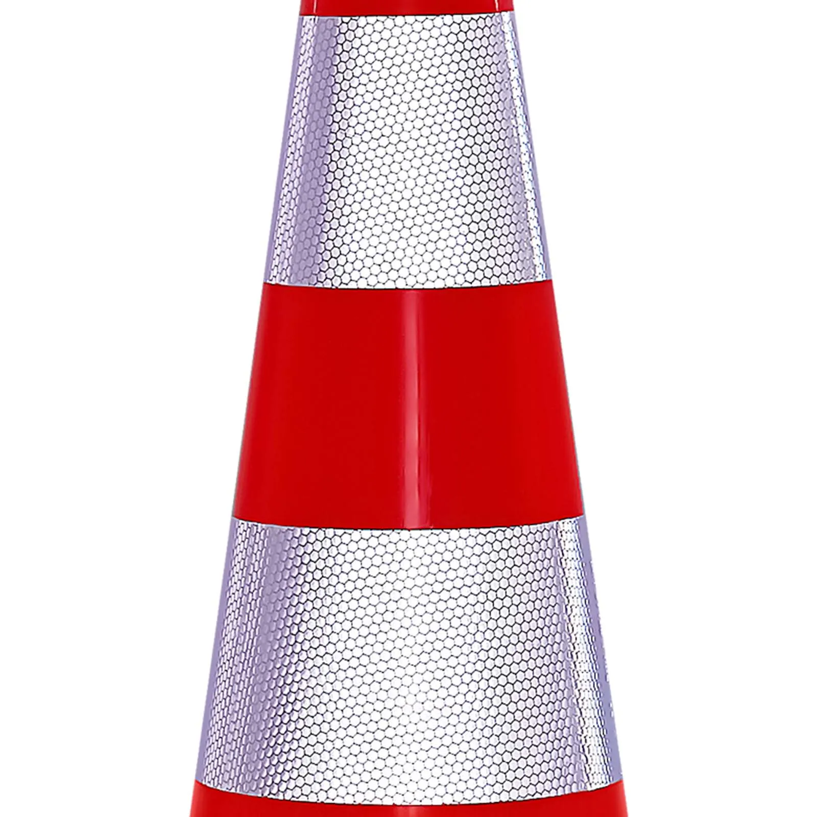 VEVOR traffic cones made from flexible, unbreakable pvc material.