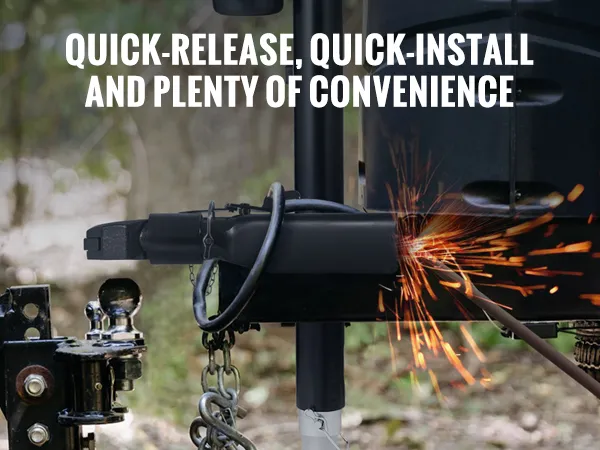VEVOR A-Rahmen-Anhängerkupplungs-Schweißanlage mit Funken zum schnellen Lösen und sicheren Ankuppeln.