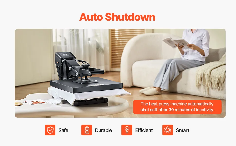 Heat Press Machine 15 x 15 inch Sublimation Printer Transfer for DIY T-shirt