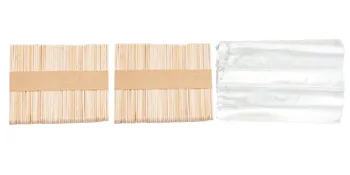 Palitos de helado y embalaje transparente para la máquina de helados comercial VEVOR.