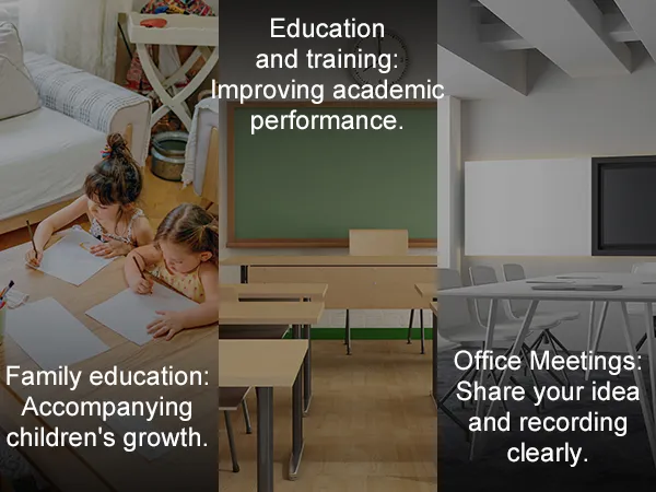 family education, classroom learning, and office meetings with VEVOR rolling magnetic whiteboard.