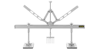 VEVOR dent pull lever bar kit with adjustable metal arms and sturdy base plates.