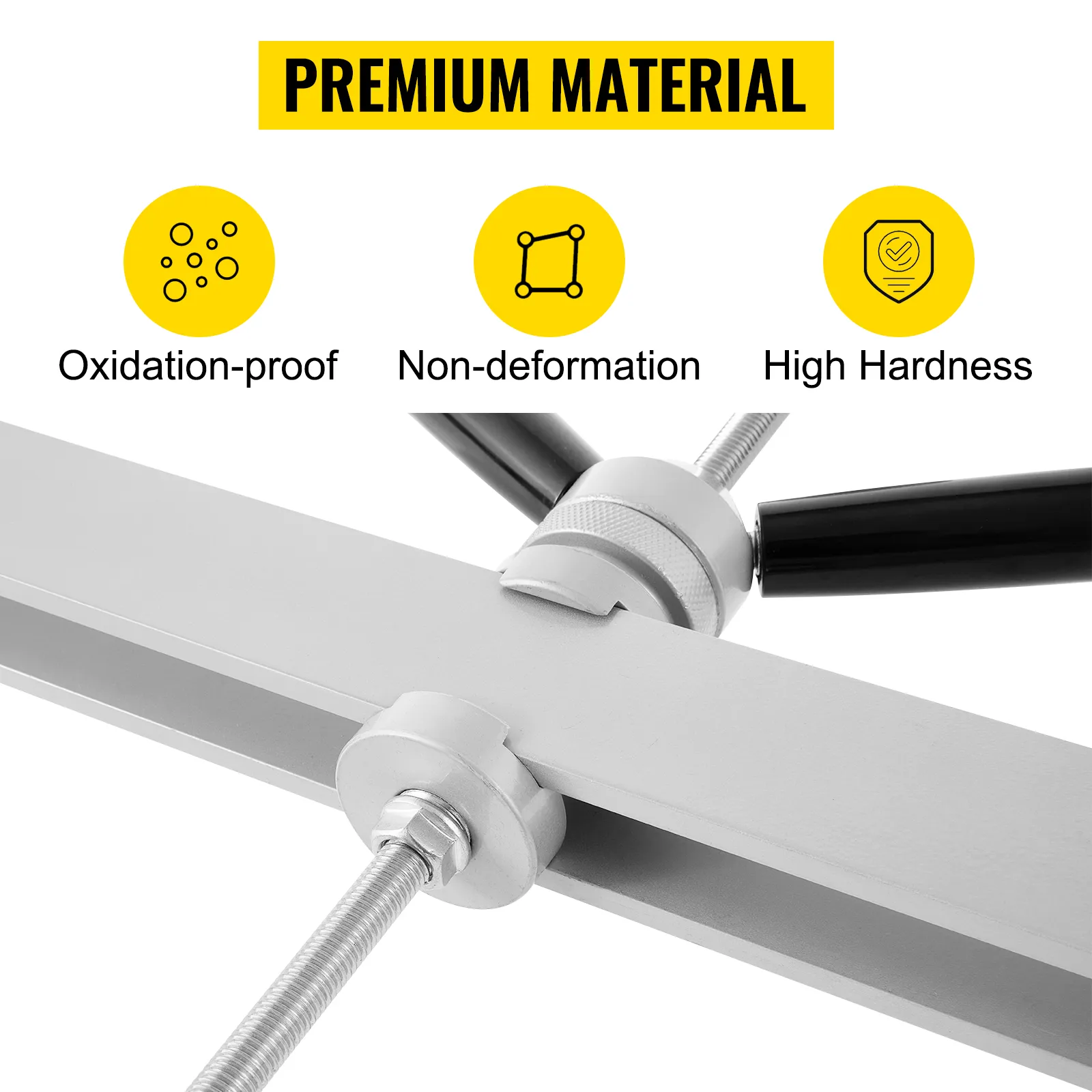 VEVOR dent pull lever bar kit with oxidation-proof, non-deformation, and high hardness.