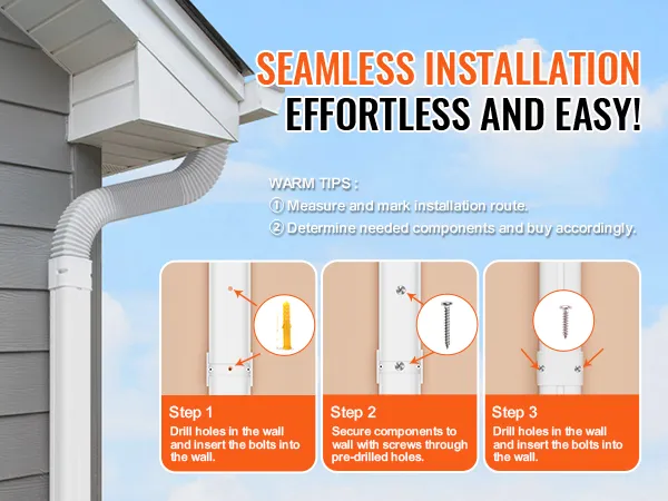 bezproblemowa instrukcja instalacji osłony zestawu mini linek VEVOR z łatwymi instrukcjami krok po kroku.