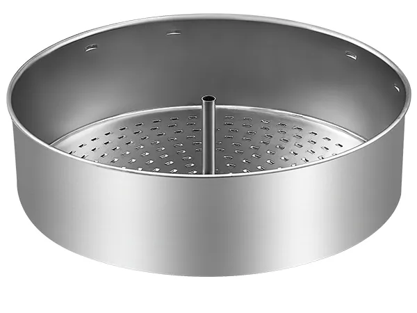 VEVOR coffee urn stainless steel filter basket with perforated bottom and central tube.
