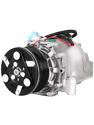VEVOR honda civic ac compressor clutch in silver and black with wiring connections.