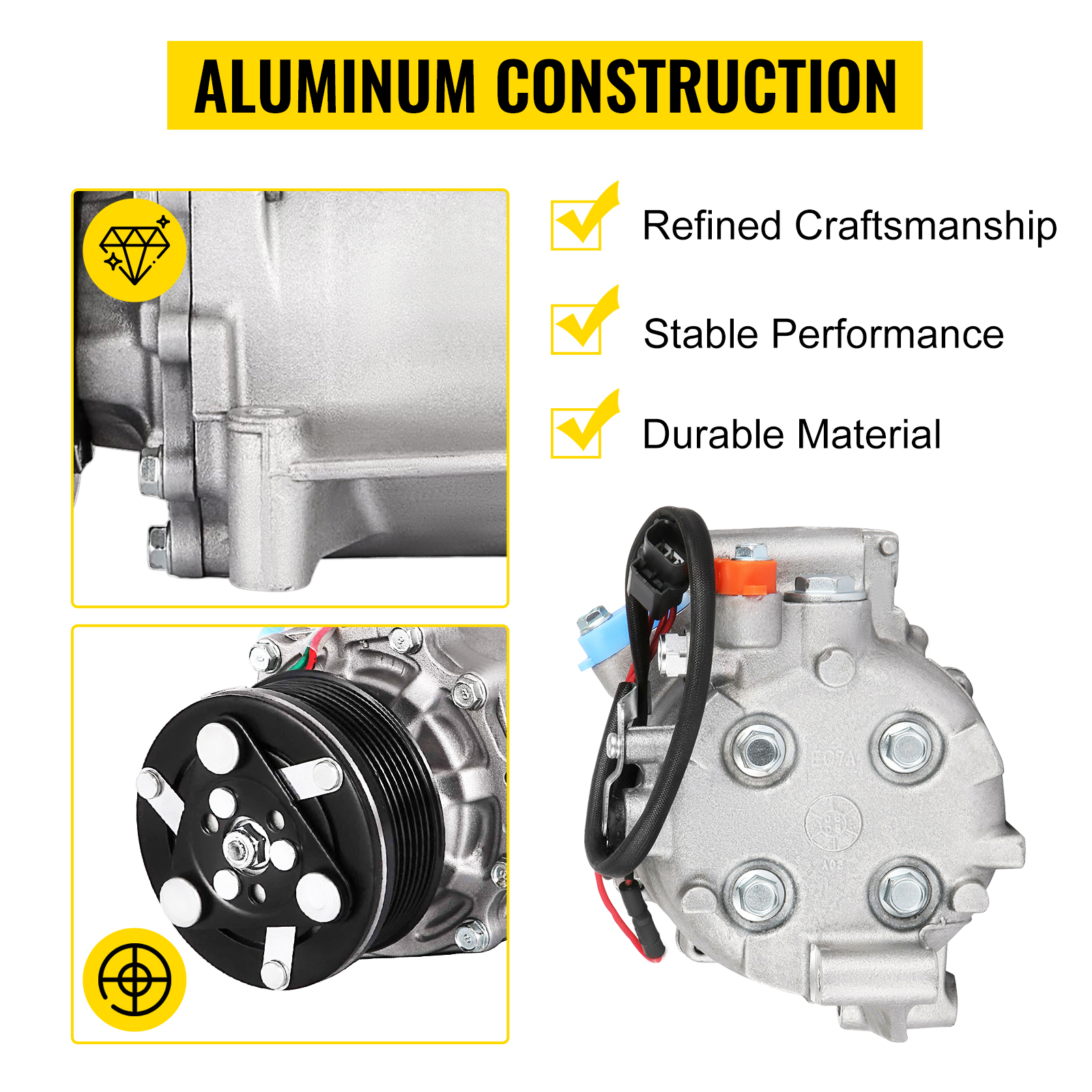 VEVOR AC Compressor Clutch for Honda Civic 1.8L 2006-2011