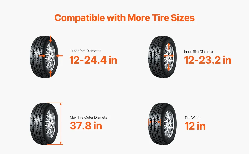 Durable Electric Tire Changer Tire Changer Tire Balancer with 18" Spindle