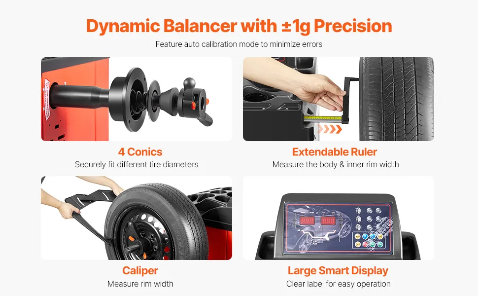 Durable Electric Tire Changer Tire Changer Tire Balancer with 18" Spindle