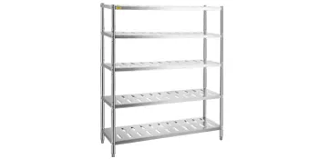 VEVOR-Lagerregal aus Stahl mit 5 verstellbaren Lochböden.