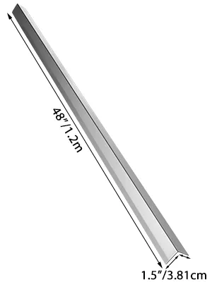 VEVOR stainless steel corner guards, 48 inches long and 1.5 inches wide.