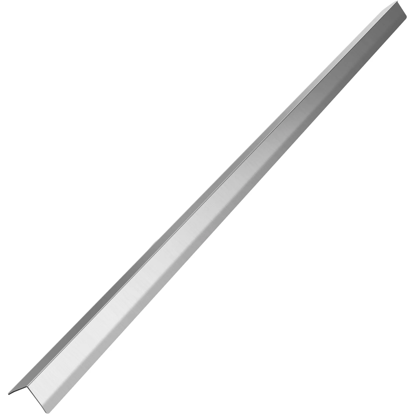 VEVOR stainless steel corner guards with brushed finish, angled for protection.