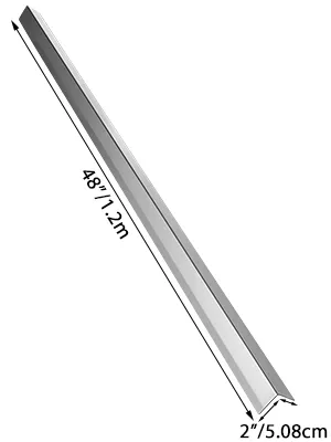 Protectores de esquinas de acero inoxidable VEVOR, 48"/1,2 m de largo y 2"/5,08 cm de ancho.