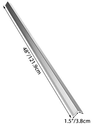 Protectores de esquinas de acero inoxidable VEVOR de 48" x 1,5" para protección de paredes.