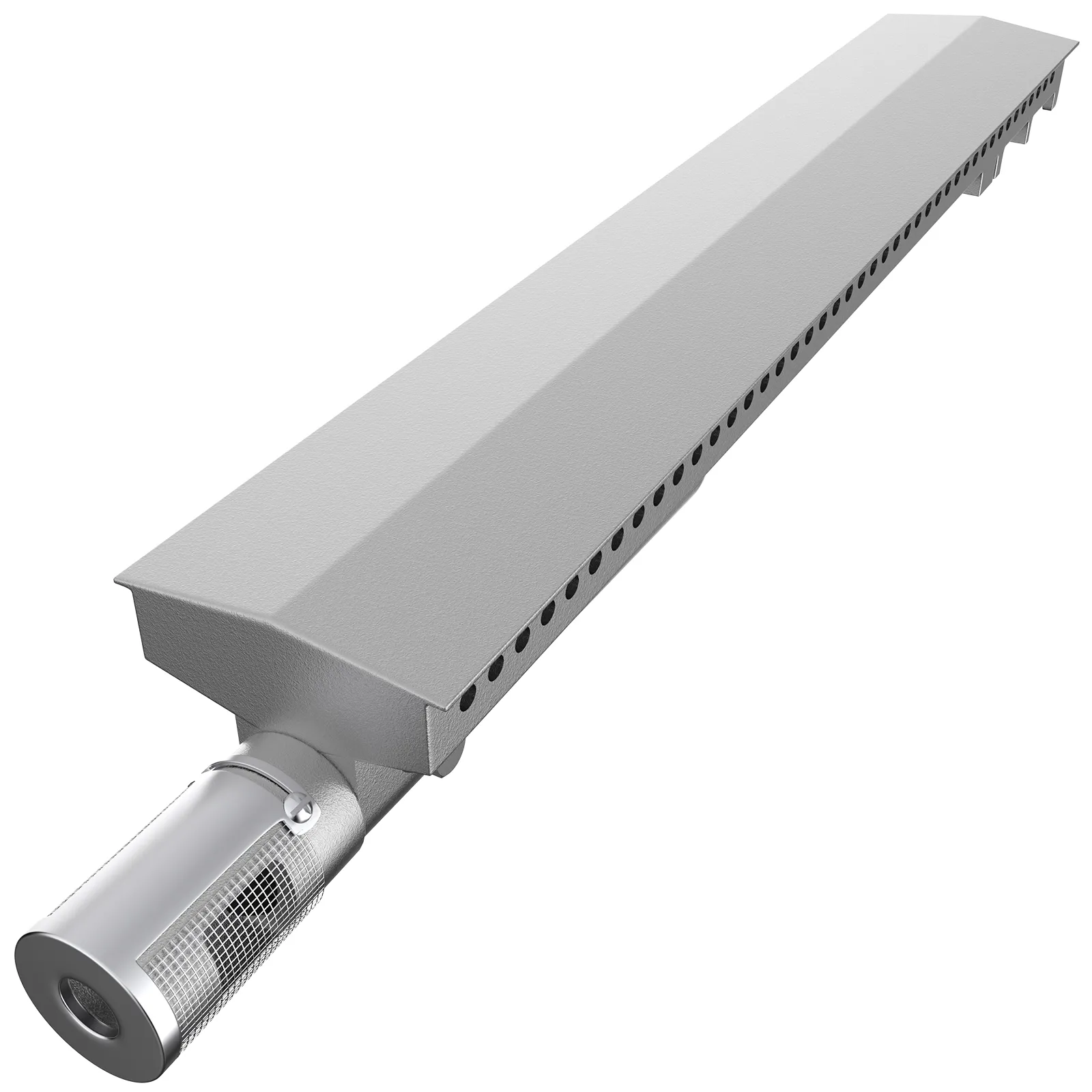 Quemadores de parrilla VEVOR de acero inoxidable con rejillas de ventilación y diseño de protección térmica.