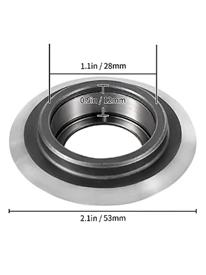 VEVOR wire stripper blades with dimensions of 2.1 in and 0.5 in.