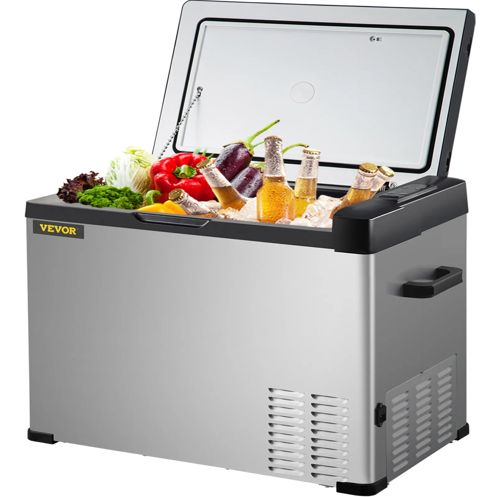 VEVOR 12 Volt Refrigerator, Portable Refrigerator (-4℉~68℉) With