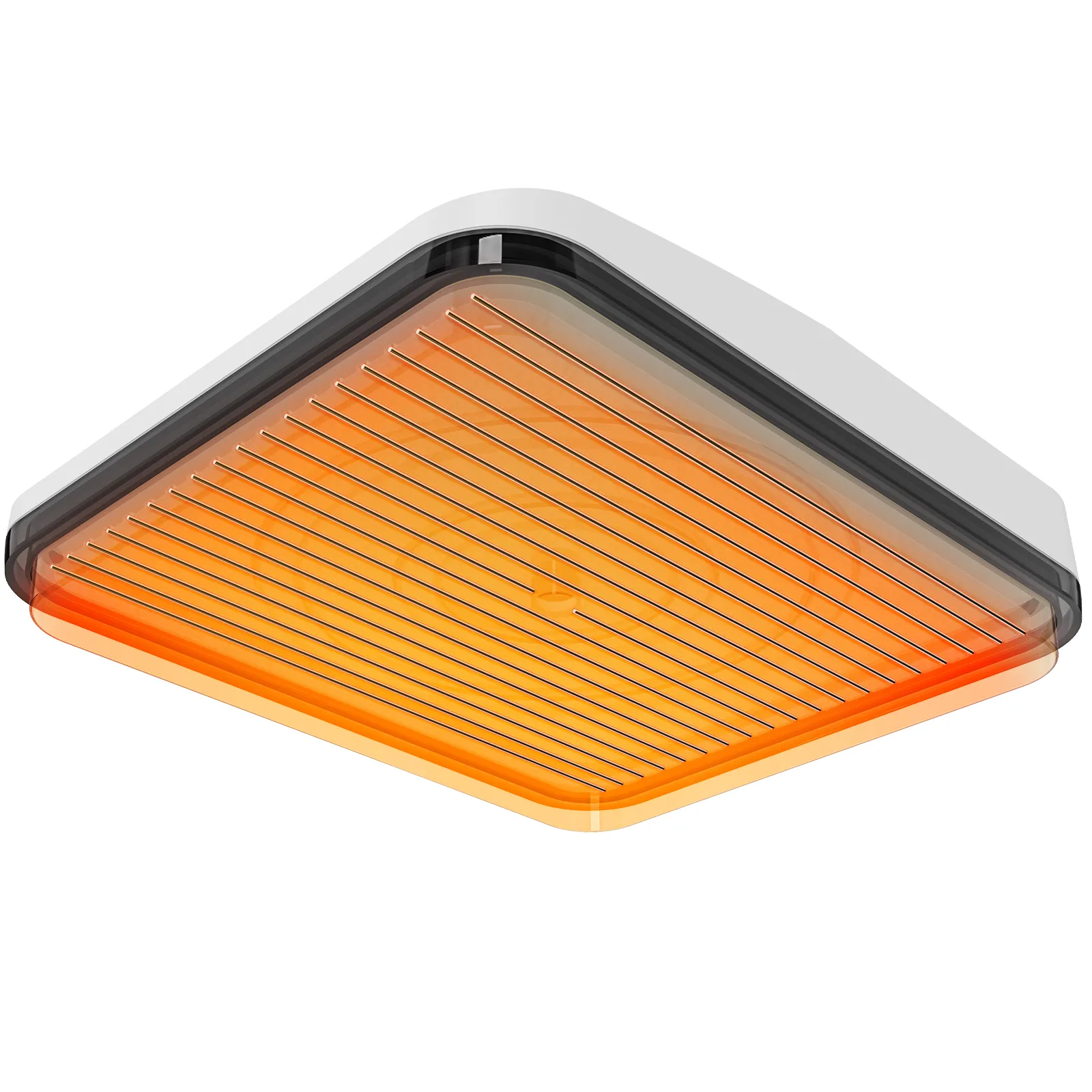 VEVOR heat press machine with orange heating plate and black frame, showcasing even heat distribution.