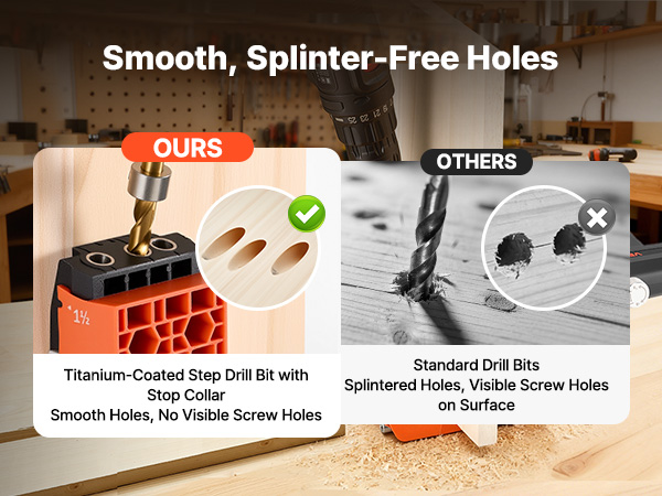 VEVOR Pocket Hole Jig Kit – 1/2