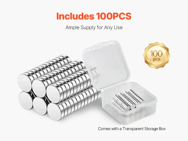 Magcraft Rare Earth 1/8 In. X 1/16 In. Disc Magnet (100-Pack) NSN0566 - The Home Depot - Foto 7