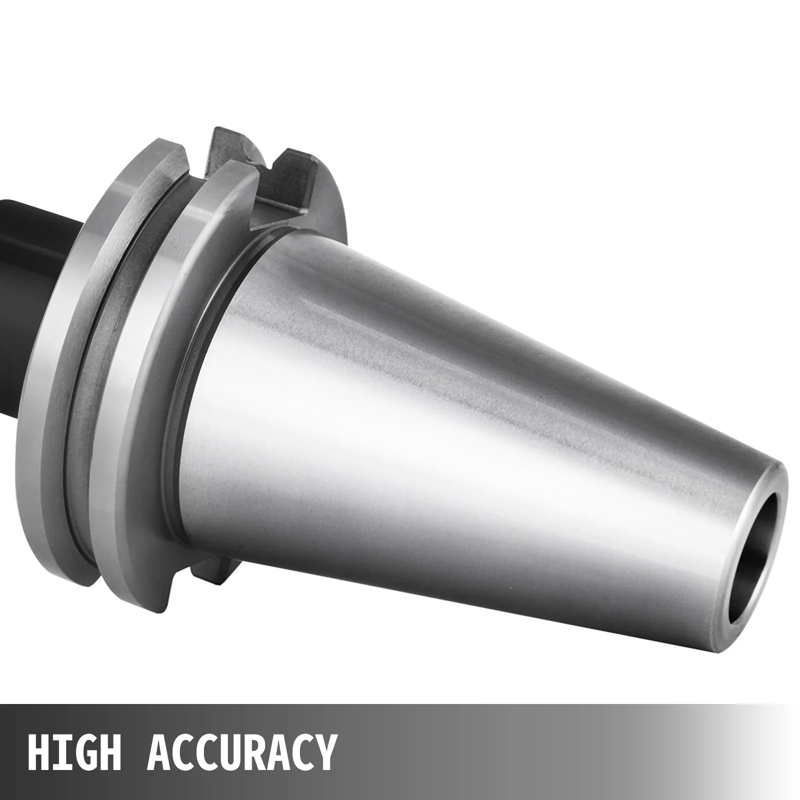 VEVOR cat40 tool holder set close-up with high accuracy text