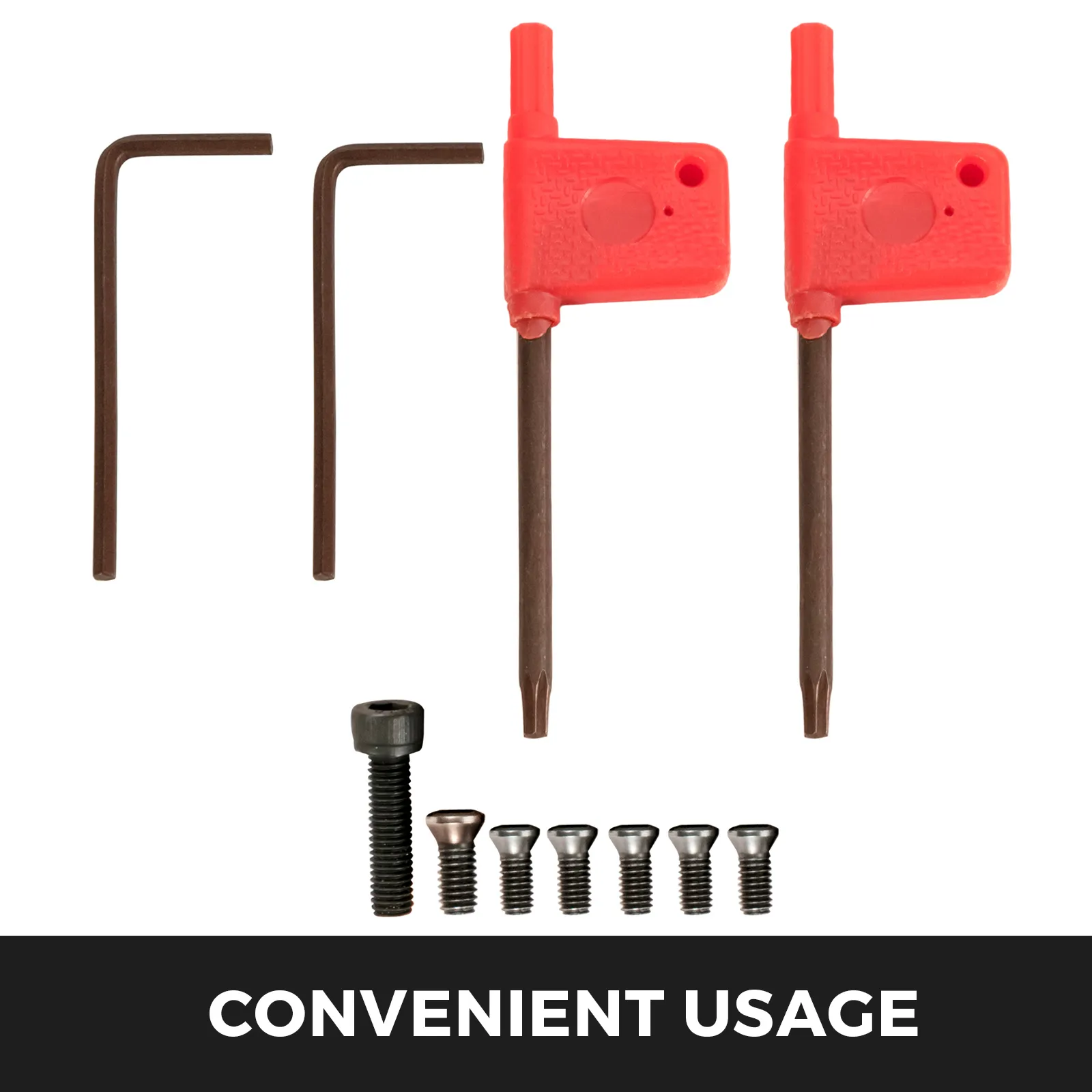 tools and screws for VEVOR indexable carbide tools set with user-friendly design.