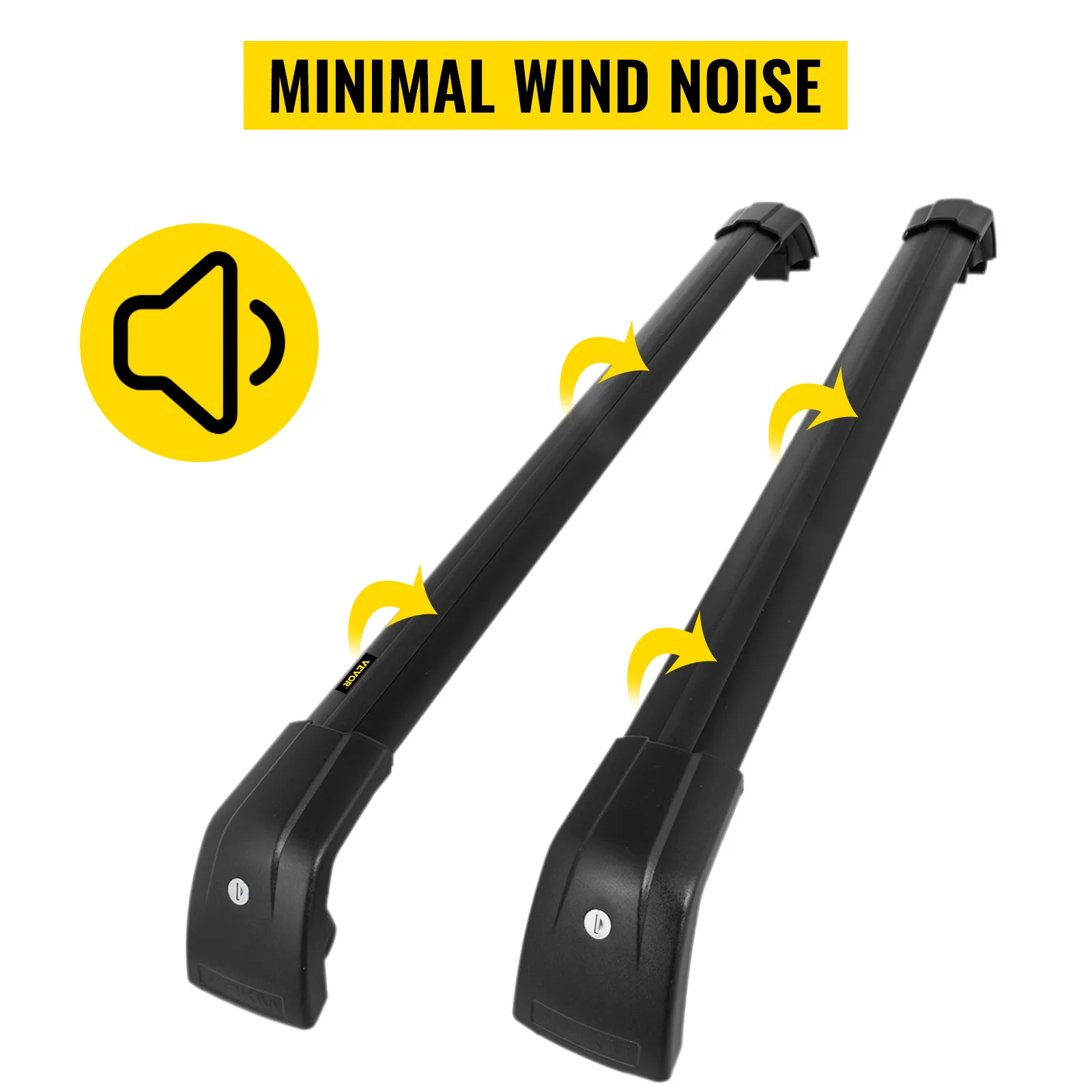 Barras transversales de techo VEVOR para Hyundai Tucson con función de mínimo ruido de viento.