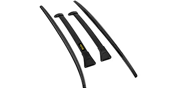 black VEVOR roof rack for mazda cx-5 with sleek, aerodynamic design.