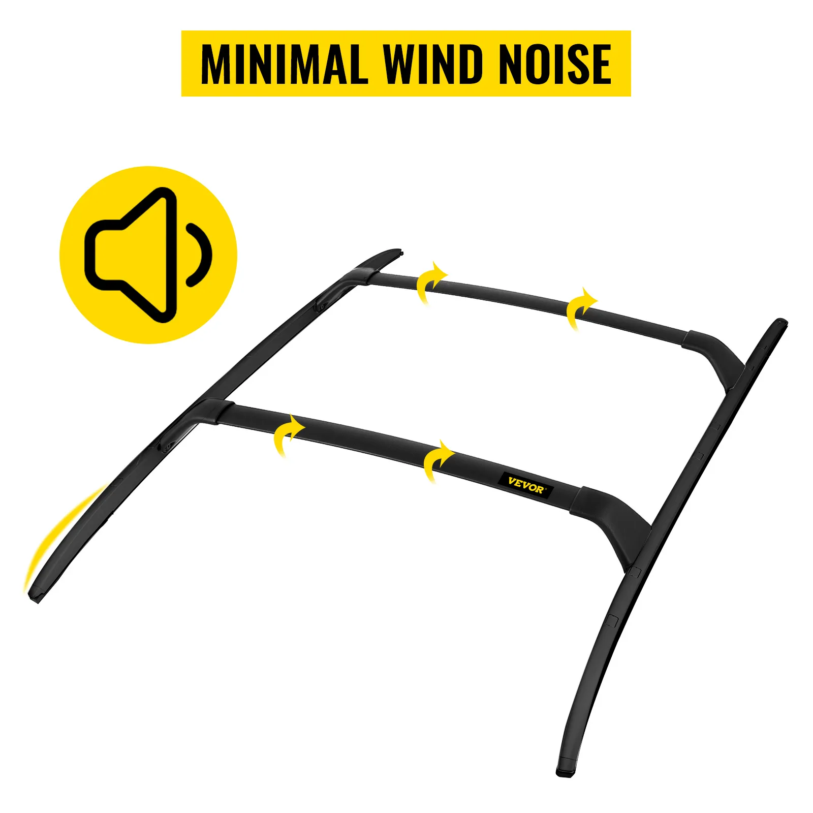 VEVOR roof rack for mazda cx-5, designed for minimal wind noise.
