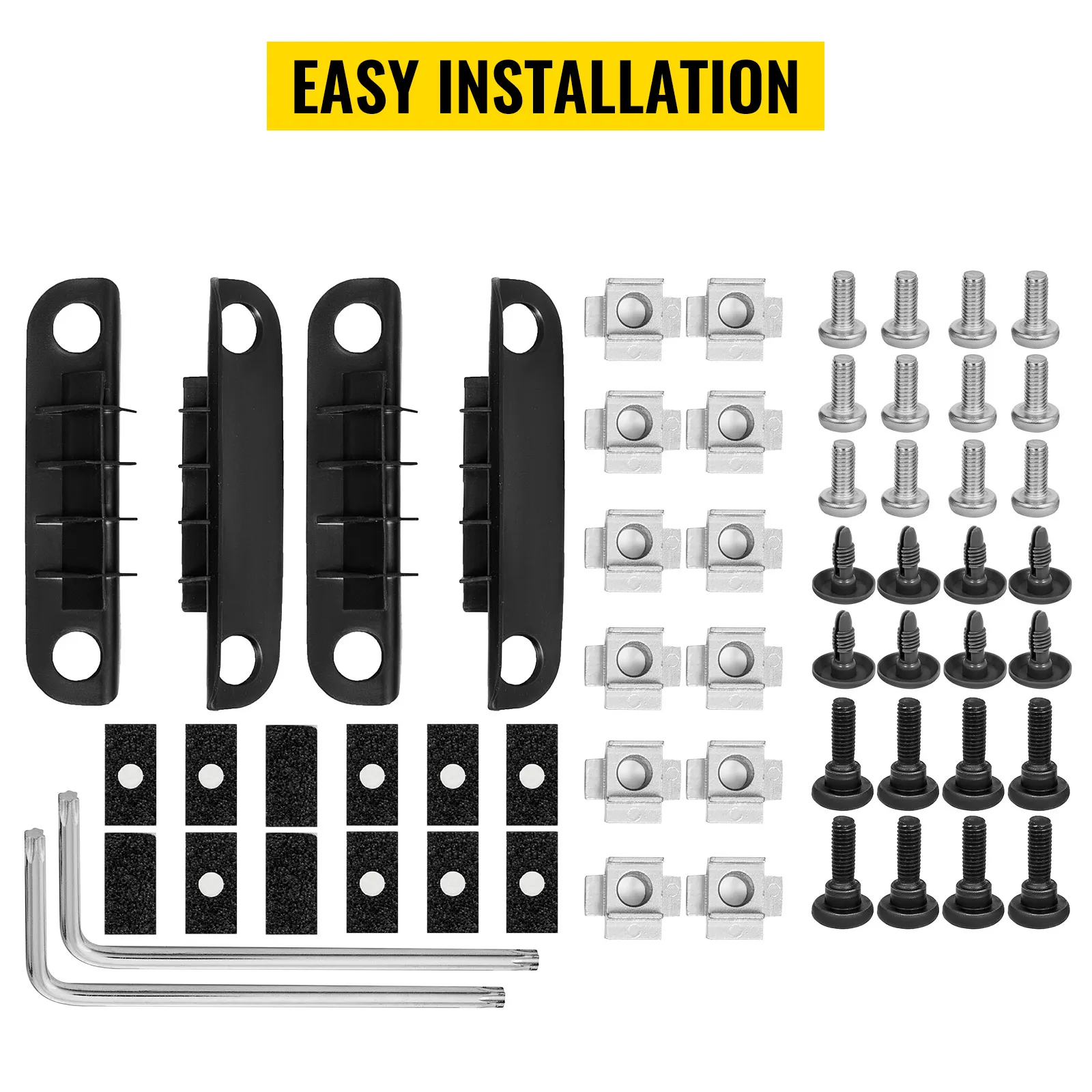 VEVOR roof rack mazda cx-5 installation kit with screws, brackets, and tools.
