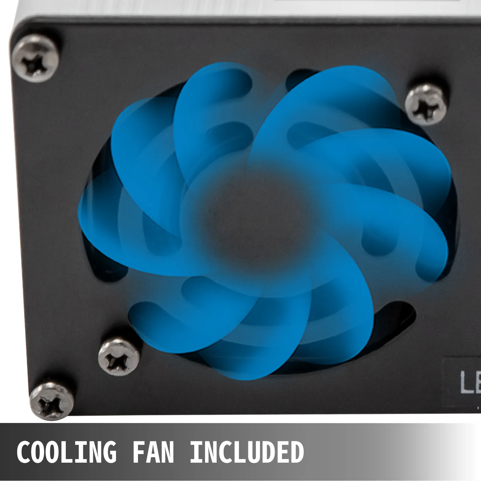 Cargador de batería para carrito de golf VEVOR con ventilador de enfriamiento y tornillos de montaje.