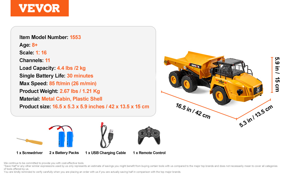 その他 Rc dump RC Remote Control Dump Truck Toy Construction Vehicle Toy