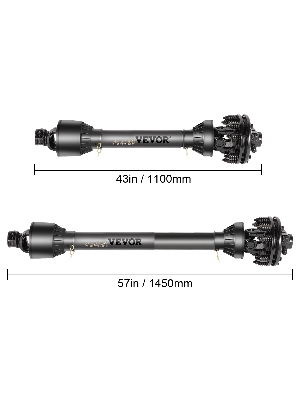 VEVOR PTO Shaft, 1-3/8