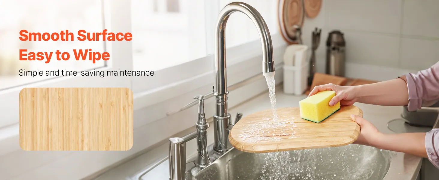 VEVOR Mixer Slider, Oval 14.5 x 9.4-inch, Appliance Slider Compatible with Tilt Head 4.5-5 Qt Stand Mixer, PTFE Feet, Kitchen Countertop Storage Mover Sliding Tray, Natural Wood