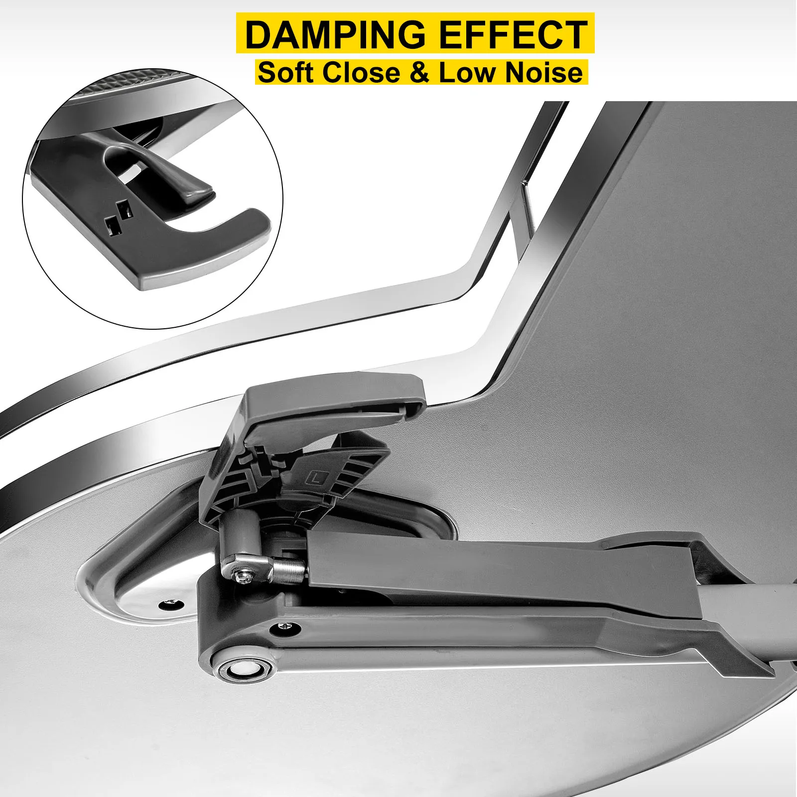 VEVOR swing links blinde hoekkast uitschuifbaar met soft close demping effect systeem