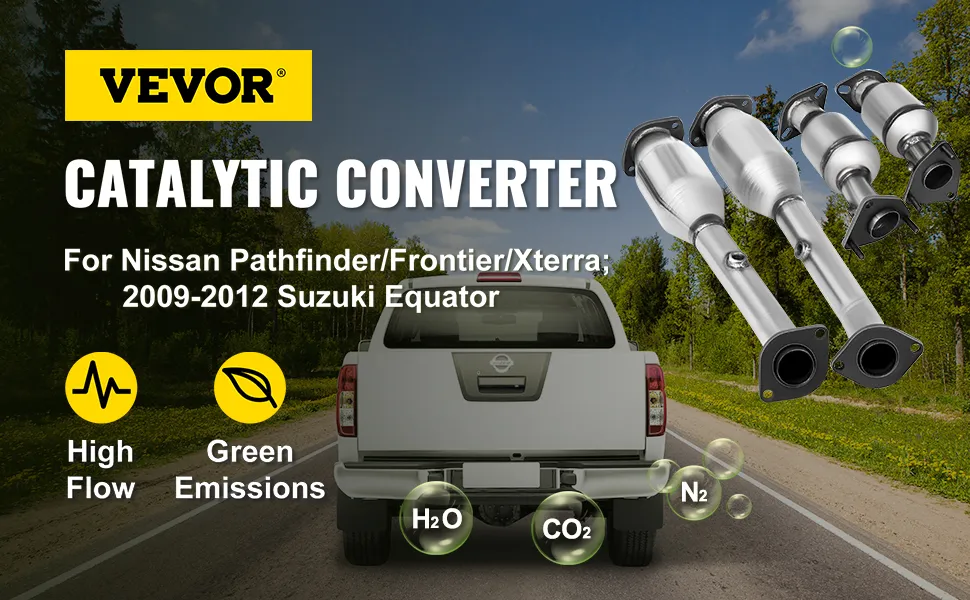 VEVOR-Auspuffkrümmer für Nissan und Suzuki, hoher Durchfluss, grüne Emissionen