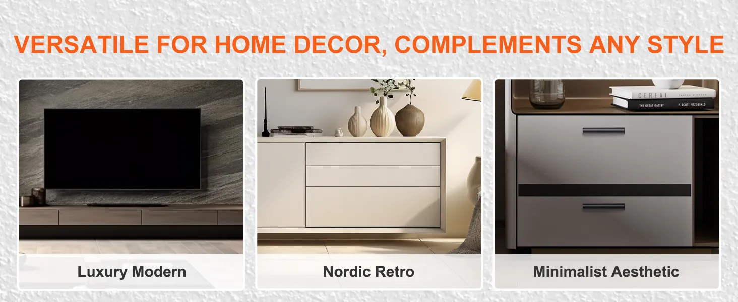 arredamento versatile per la casa con maniglie per mobili VEVOR in stile moderno di lusso, nordico retrò e minimalista.