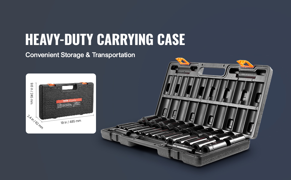 VEVOR Impact Socket Set, 1/2