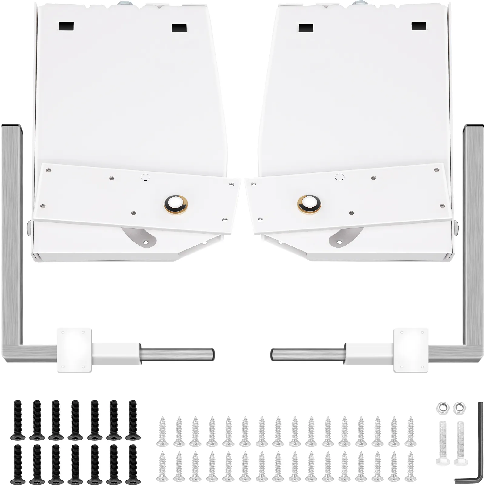 VEVOR murphy bed kit with hardware components and mounting brackets.