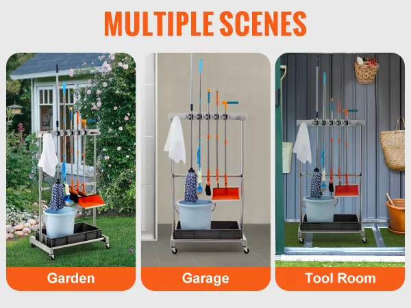 VEVOR tuingereedschap organizer voor in de tuin, garage en gereedschapskamer, zodat uw gereedschap netjes en opgeruimd blijft.