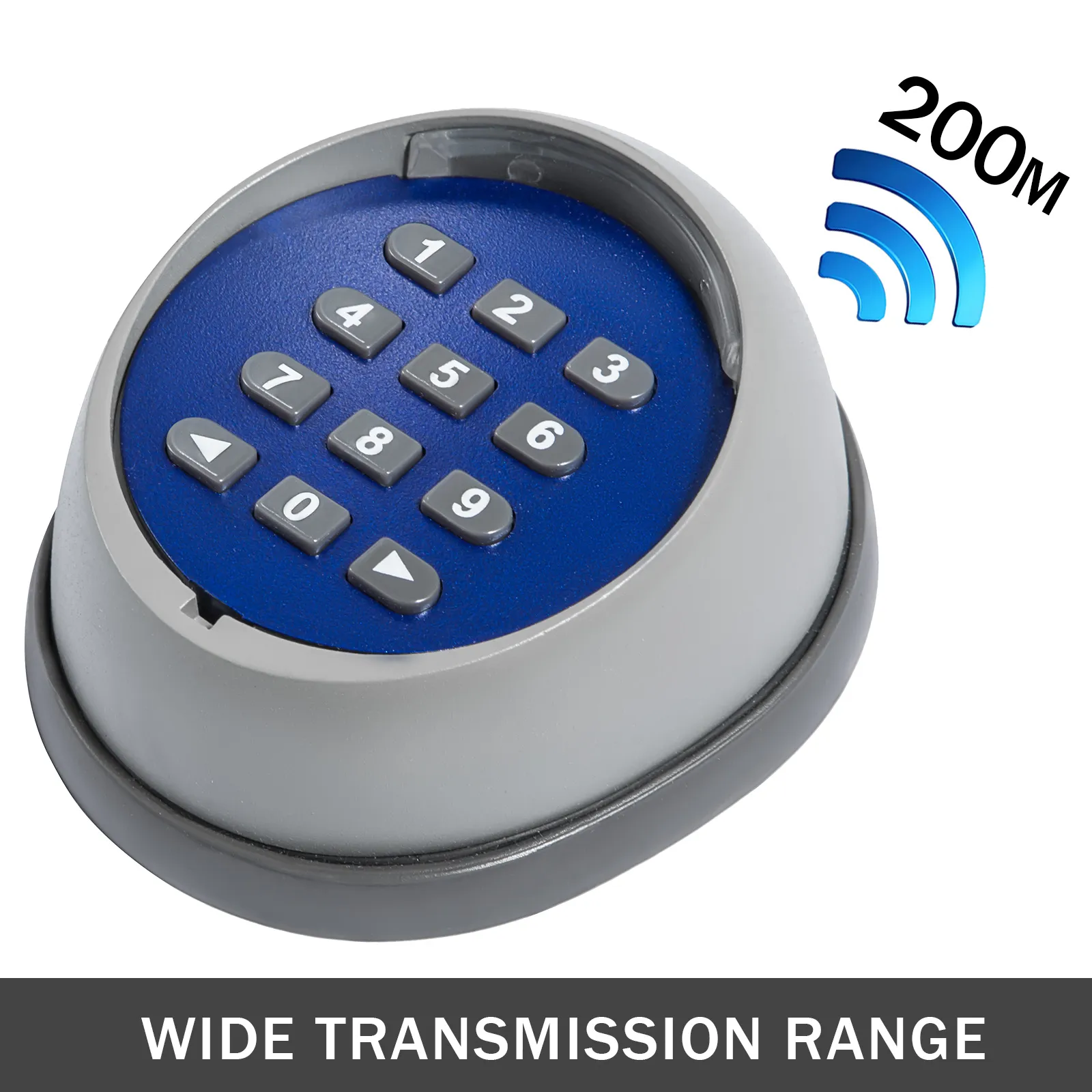 VEVOR wireless keypad with 200m range and numerical pad.