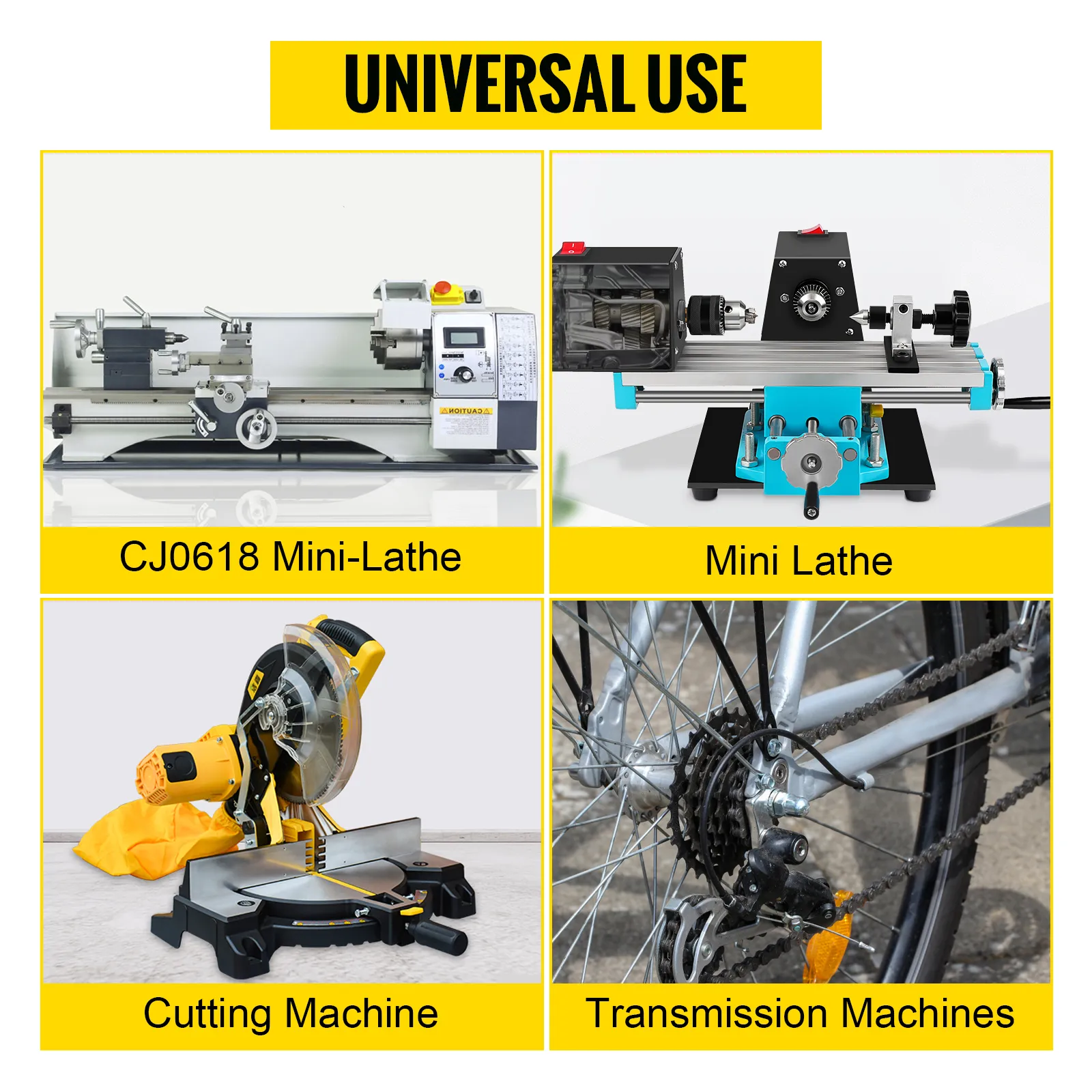 VEVOR mini lathe gears for universal use with mini lathes, cutting machines, and transmission.