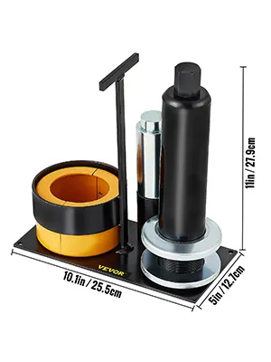 VEVOR carrier & pinion bearing puller with dimensions: 10.1in x 5in x 11in.