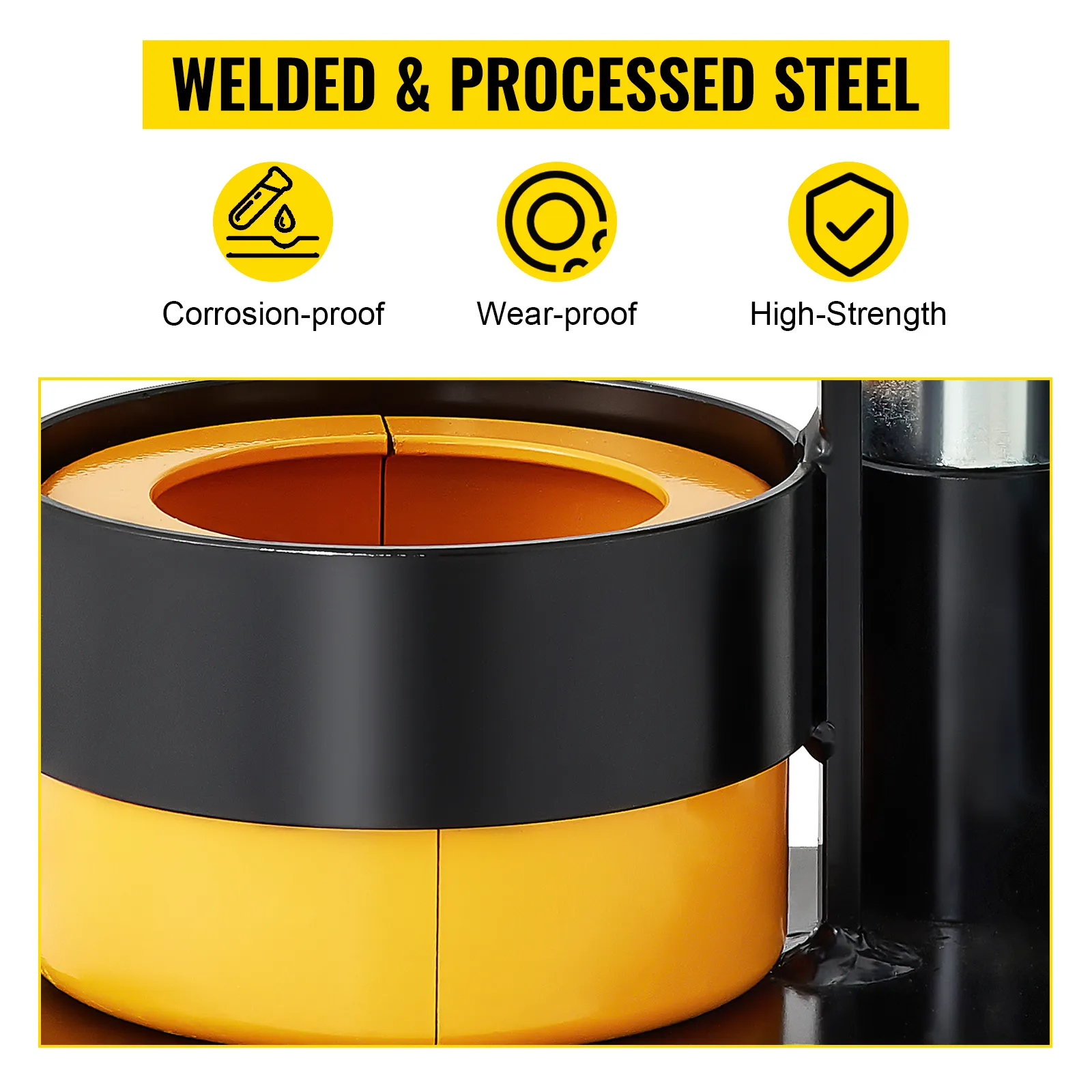 VEVOR carrier & pinion bearing puller made of welded and processed steel for durability.