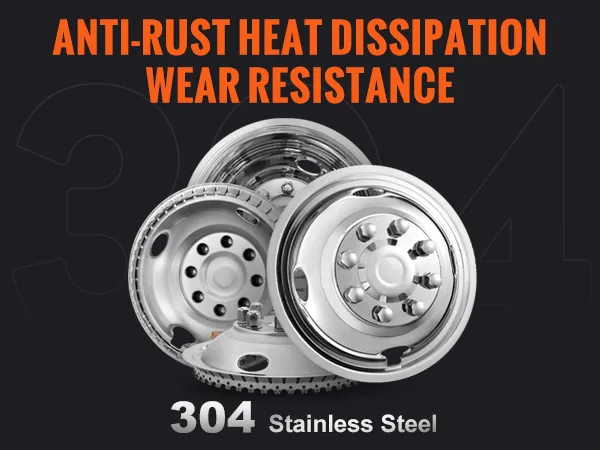 VEVOR wheel simulators f350 in 304 stainless steel with anti-rust, heat dissipation, and wear resistance.