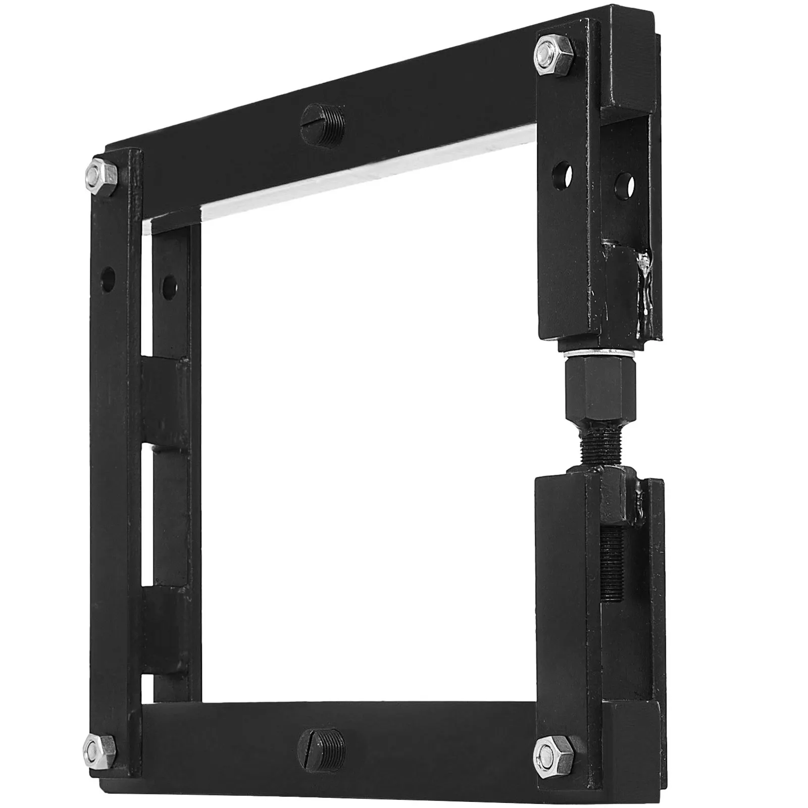 Herramienta para eje VEVOR dana de metal negro con pernos y componentes ajustables.