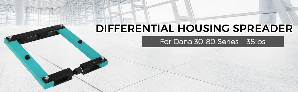 VEVOR differential housing spreader for dana 30-80 series, 38lbs, in modern setting.